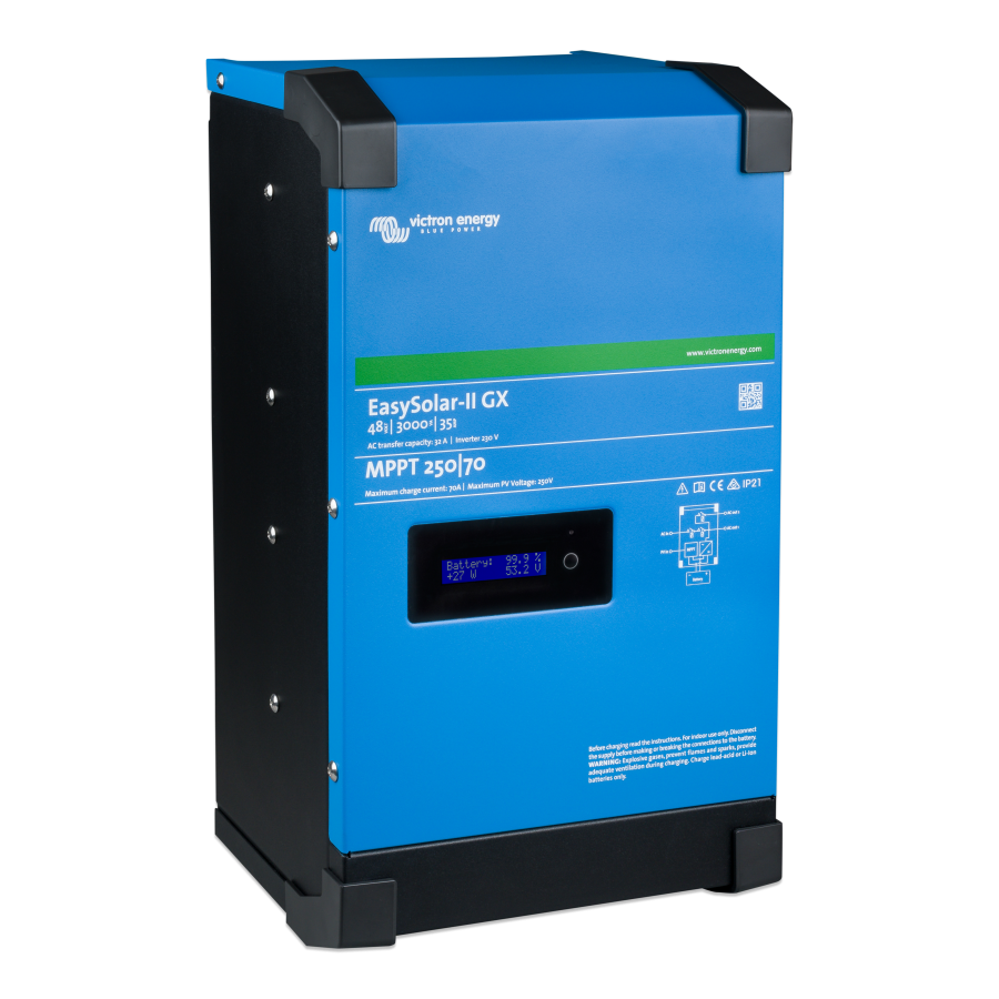 Invertor hibrid 48 V 3000 VA - EasySolar-II GX PMP482307010