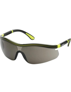Ochelari de protecție cu lentile fumurii, protecție UV, brațe reglabile – GEBOL Neon 730407