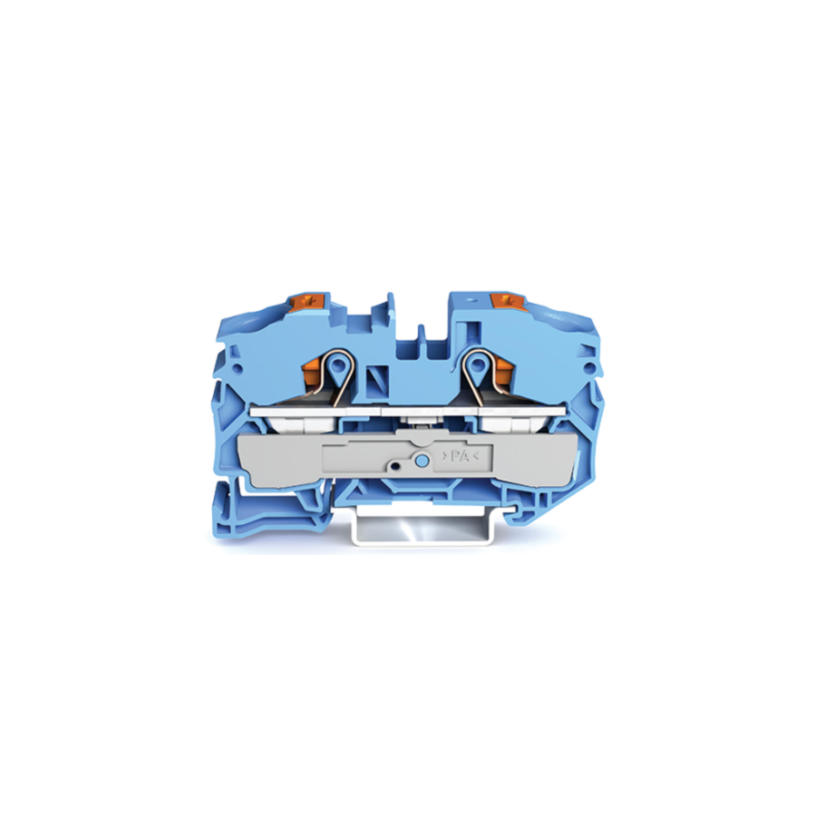 Clemă trecere DIN 16 mm², 76 A – WAGO 2216-1204
