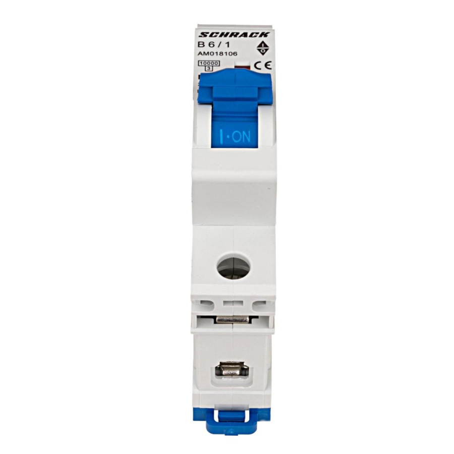 MCB B6 10kA 1P 1M – SCHRACK AMPARO AM018106